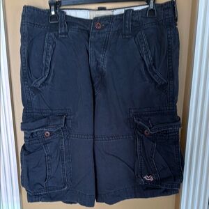 NWT Men's Navy Cargo Shorts with Utility Pockets